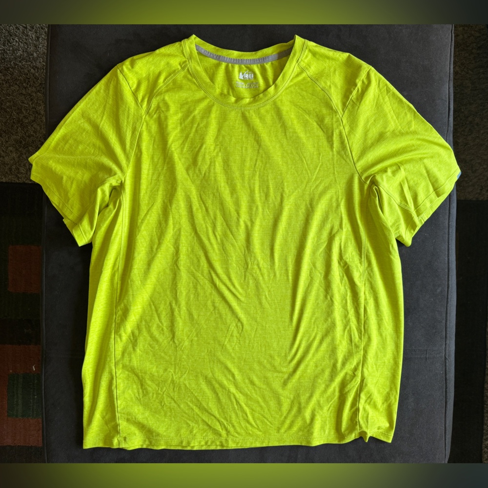 REI Co Op Lime Active Short Sleeve Tee
